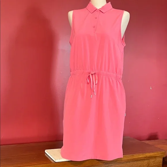 Like new Coral Sleeveless Puma Athletic Dress - Picture 1 of 16